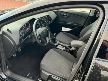 Seat Leon III Hatchback 1.6 TDI CR 105KM 2014 Seat Leon Opłacony Dwustrefowy klimatronic, zdjęcie 9