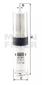 MANN-FILTER FILTR PALIVA WK 5015 Z
