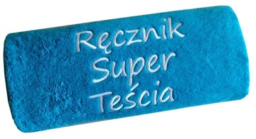 Prezent DLA TEŚCIOWEJ TEŚCIA ręcznik z NAPIS imię