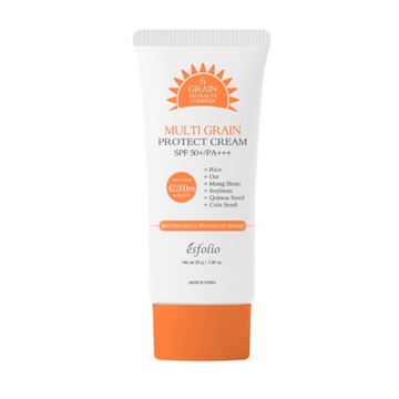 Esfolio Multi Grain Protect Cream SPF 50+/PA+++ rozświetlający z filtrem