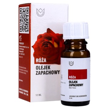 Natualny Olejek Eteryczny Zapachowy do Aromaterapii - Różany 12 ml