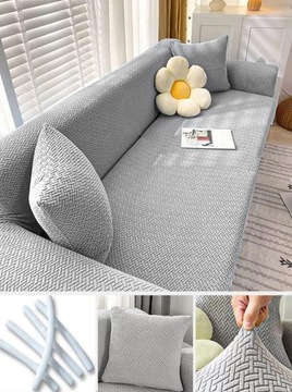 ЧЕХОЛ ДЛЯ ДИВАНА ЭЛАСТИЧНЫЙ ЖАККАРДОВЫЙ 