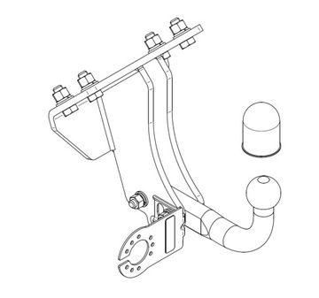 NOVÝ ZAŘÍZENÍ(HÁK) TÁŽNÝ DO MERCEDES TŘÍDA G W461-W463 SUV 1990-2018 STEINHOF