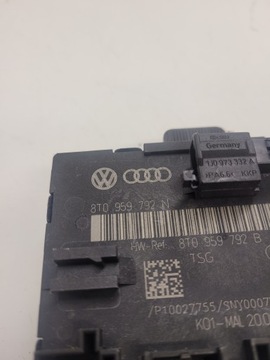 MODUL ŘÍZENÍ DVEŘE AUDI A4 B8 A5 Q5 8T0959792N