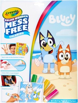 CRAYOLA Color Wonder - Bluey Colouring Mess-Free B