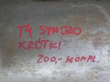 VW T4 KRÁTKÁ SYNCRO 4X4 TRUBKA TLUMIČ CENTRÁLNÍ KONCOVKA KOMPLET