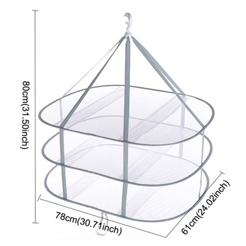 ПОДВЕСНАЯ СУШИЛКА ДЛЯ ПОТА, 3-СЛОЙНАЯ ИГРУШКА С СУШИЛЬНОЙ СЕТКОЙ