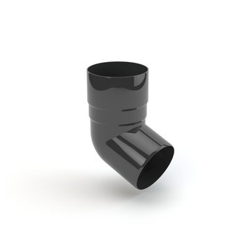 KOLANO rury spustowej GAMRAT 63 mm GRAFIT