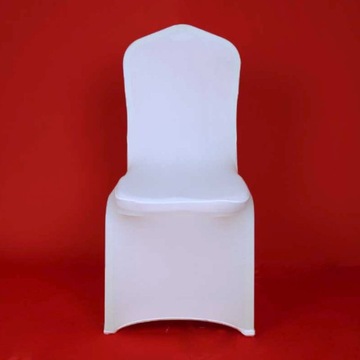 БЕЛЫЙ СВАДЕБНЫЙ БАНКЕТНЫЙ ЧЕХОЛ ДЛЯ СТУЛА