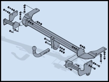 MITSUBISHI GRANDIS NOVÝ ZAŘÍZENÍ(HÁK) TAŽNÉ + SVAZEK HÁK