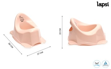 НАКРЫТИЕ НА ГОРШОК LAPSI ПОДОДОРКА ДЛЯ НОГ НАБОР ИЗ 3 ЭЛЕМЕНТОВ