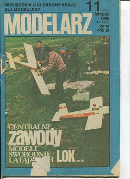 Modelarz 11/1989 FR-1 Fireball,Ramzesa, IS-3 stan