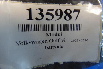VOLKSWAGEN GOLF VI 2.0TDI MODUL GATEWAY 7N0907530R