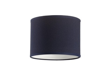 ABAŻUR OKRĄGŁY WALEC TUBA 16cm GRANATOWY E27