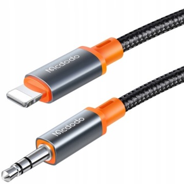 MCDODO KABEL AUX DO IPHONE X 14 PRZEJŚCIÓWKA ADAPTER LIGHTNING MINI JACK 1M
