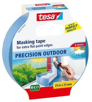 Taśma maskująca malarska tesa na zewnątrz 25mx25mm