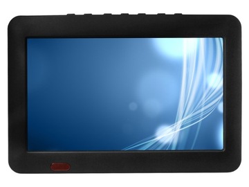 Портативный автомобильный телевизор 8 дюймов со светодиодной подсветкой, 12 В, 24 В, USB