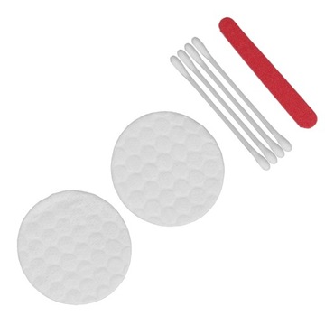 100 zestawów Hotel Vanity Kit Jednorazowe płatki kosmetyczne Waciki R6