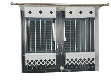 ОТДЕЛКА ОКОН ПАНЕЛИ ДЕРЕВА 2 x 60x125 ГИРЛАНДЫ ГЛАМУРНЫЕ СТЕКЛЯННЫЕ КРИСТАЛЛЫ 1