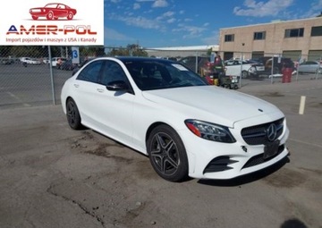 Mercedes 2021 Mercedes-Benz Klasa C 2021r., 2.0l, od ubezpieczalni 2.0 Benzyna 255KM