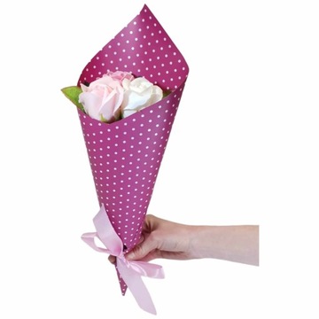 Букет мыльных роз, ароматные мыльные цветы, 37 см, ПОДАРОК ​​на ЖЕНСКИЙ ДЕНЬ