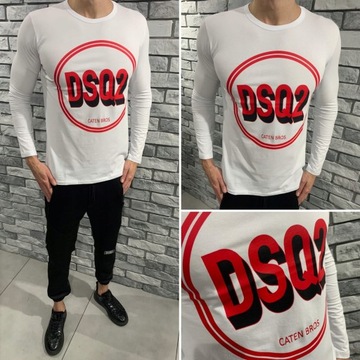 DSQUARED2 r. XXL bluza longsleeve koszulka DSQ2 D2