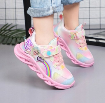 Детские кроссовки Elsa со светодиодной подсветкой S.22-37