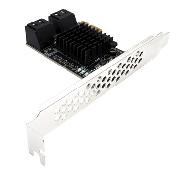 Карта адаптера для ПК PCIe 1X–4x SATA 3.0 Serial ATA до 6 Гбит/с