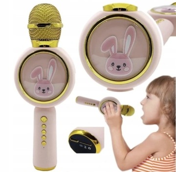 Mikrofon KARAOKE BLUETOOTH MP3 PREZENT DLA DZIECKA MIKROFON BEZPRZEWODOWY