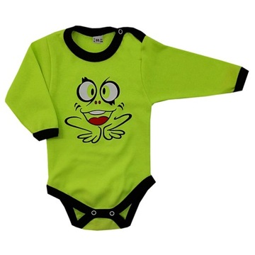 Body długi rękaw 104 cm Żaba