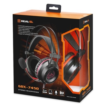 Игровые наушники REAL-EL GDX-7450