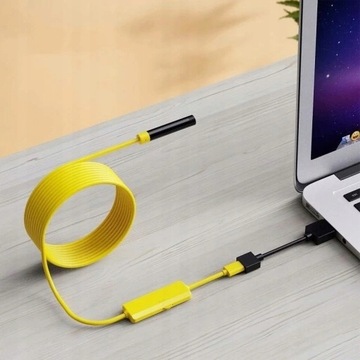 ЭНДОСКОП WIFI ИНСПЕКЦИОННАЯ КАМЕРА USB FHD 1200p 8 мм