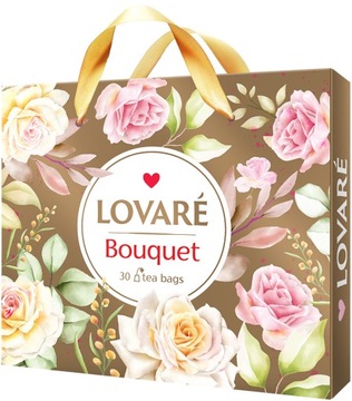 LOVARE zestaw prezentowy BOUQUET WIOSNA 30 saszetek w sześciu smakach