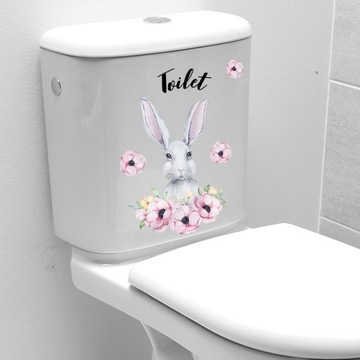 NAKLEJKI NA TOALETĘ RÓŻOWE NAKLEJKI NA SIEDZENIE 3 SZT.