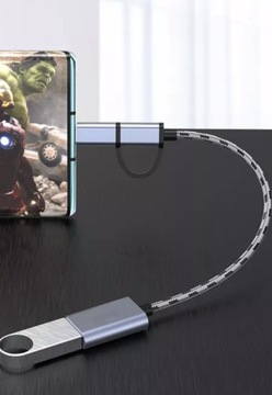 2 в 1 | Адаптер | USB-A |--> USB-C |--> Микро-USB |