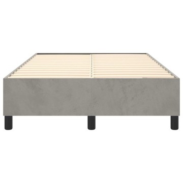 Континентальная кровать, светло-серый, 120х200 см.