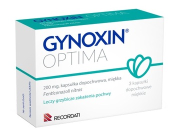 Gynoxin Optima 200mg - 3 kapsułki dopochwowe