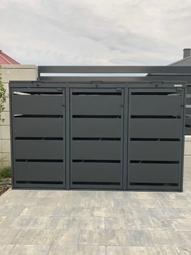 Металлическая конструкция контейнера для мусора Премиум 120-3