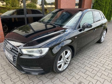 Audi A3 8V Cabriolet 2.0 TDI clean diesel 150KM 2014 Audi A3 Sportback 2.0 diesel 150 KM automat S LINE zarej w PL zadbany