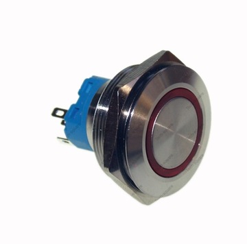 Przycisk Chwilowy Wandaloodporny 12V 24V 30mm