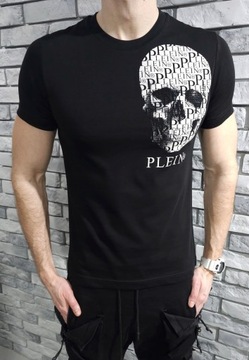 PHILIPP PLEIN r. M logo t-shirt skull CZASZKA PP