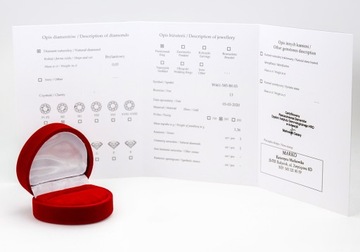 ZŁOTY PIERŚCIONEK ZARĘCZYNOWY pr.585 GRANAT 0,60ct