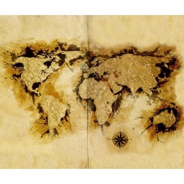 FOTOTAPETA 450x270 +KLEJ, Mapa poszukiwaczy złota