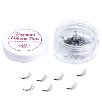 Wonder Lashes premium volume fans 7D C 13mm kępki