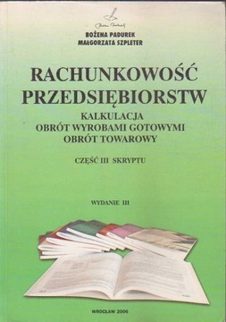 RACHUNKOWOŚĆ PRZEDSIĘBIORSTW III - PADUREK