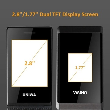 Dual SIM dual standby flip phone for business, feature phone for seniors