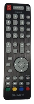 Nowy Oryginalny Pilot do tv SHARP AQUOS 0118N Radiowy RF SHW/RMC/0118N