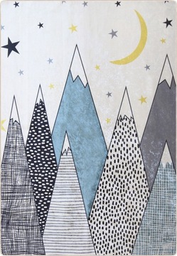 Dywan dla dzieci KIDS 2-1923 Góry Tipi 80x150 cm