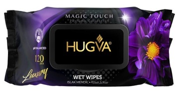CHUSTECZKI Luxury perfumowane nawilżane MAGIC TOUCH 120 szt. HUGVA