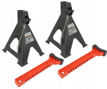 ПОДДЕРЖИВАЮЩИЕ СТОЙКИ 2x АВТОМОБИЛЬНЫЕ СТОЙКИ АВТОМОБИЛЬНЫЕ СТОЙКИ 6Т 6000кг 390-600мм